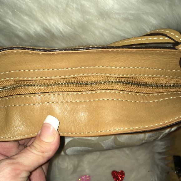 Vintage Coach Satin Signature w/Silver Hardware - Picture 7 of 9